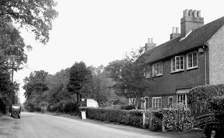 Crawley Down, the Village c1950.